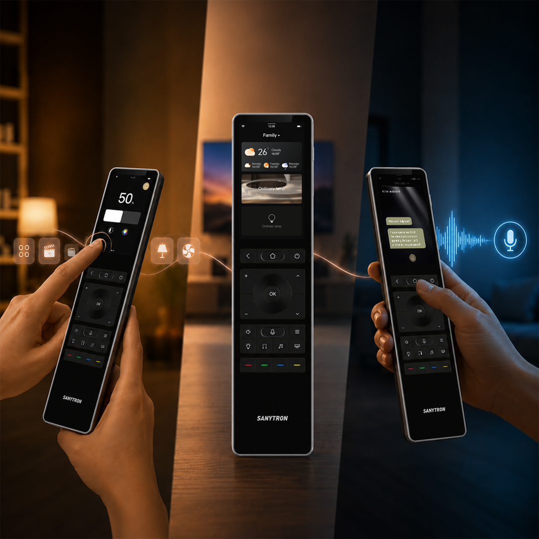 Multimodal Interaction — Touch, Buttons & Voice